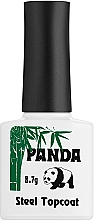 Парфумерія, косметика Особливо глянцевий топ без липкого шару - Panda Steel Top Coat