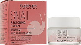 Відновлювальний крем для обличчя - Floslek Snail Restoring Cream — фото N2