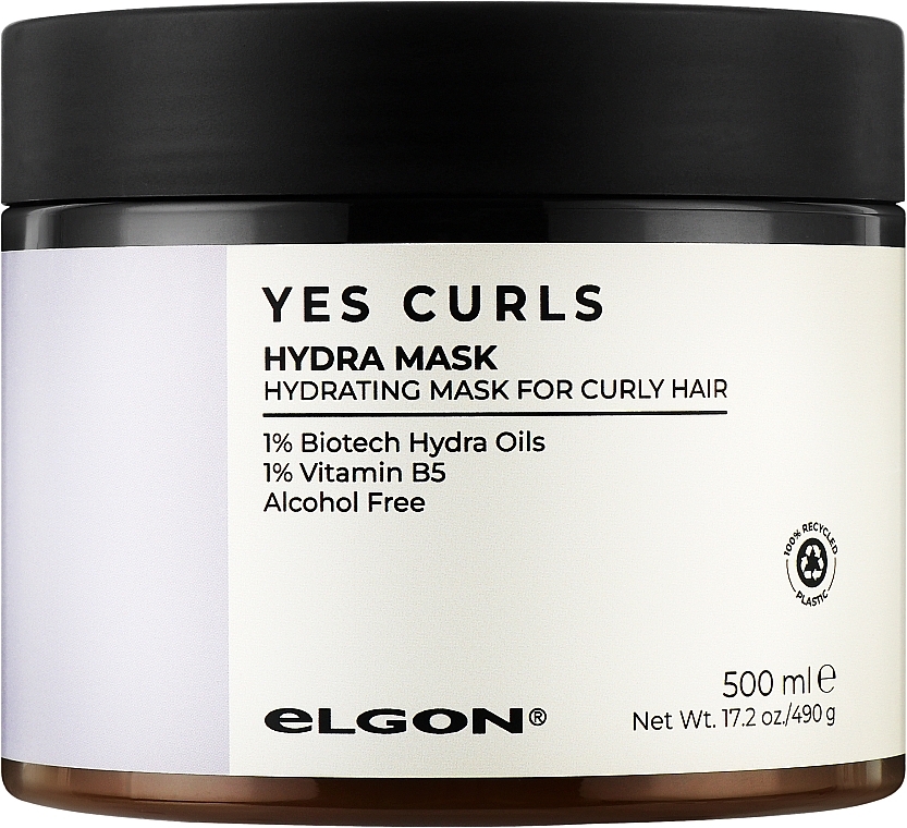 Увлажняющая маска для вьющихся волос - Elgon Yes Curls Hydra Mask — фото N2