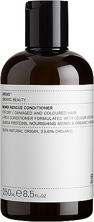 Кондиціонер для волосся "Monoi" - Evolve Beauty Rescue Conditioner — фото N1