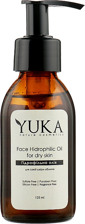 Гідрофільна олія для сухої шкіри обличчя - Yuka Face Hidrophilic Oil — фото N1