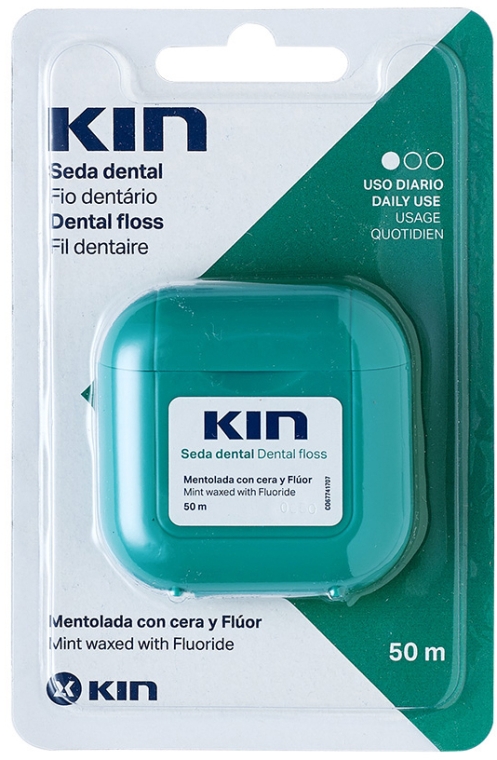 Зубная нить - Kin Dental Floss With Wax Minty — фото N1