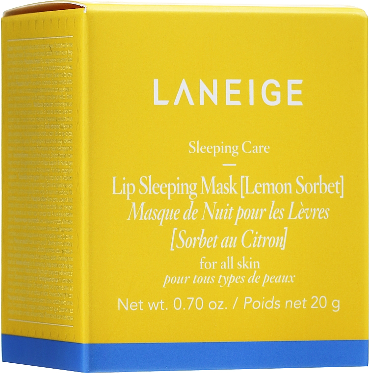 Ночная маска для губ - Laneige Lip Sleeping Mask Lemon Sorbet — фото N2