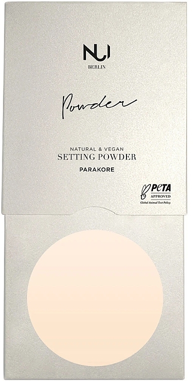 Фиксирующая пудра для лица - NUI Cosmetics Natural & Vegan Setting Powder — фото N1