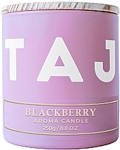 Духи, Парфюмерия, косметика Ароматическая свеча "Blackberry" - Taj Max Aroma Candle