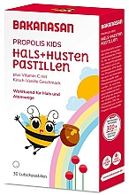 Парфумерія, косметика Льодяники з прополісом - Bakanasan Propolis Kids Throat + Cough Pastilles