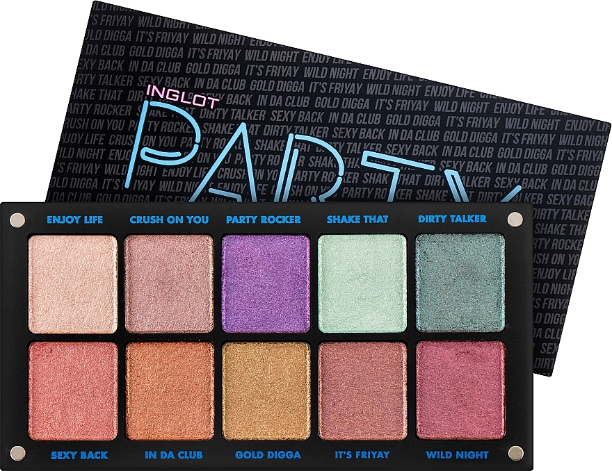 Палетка теней - Inglot Freedom System Partylicious 2.0 — фото N1