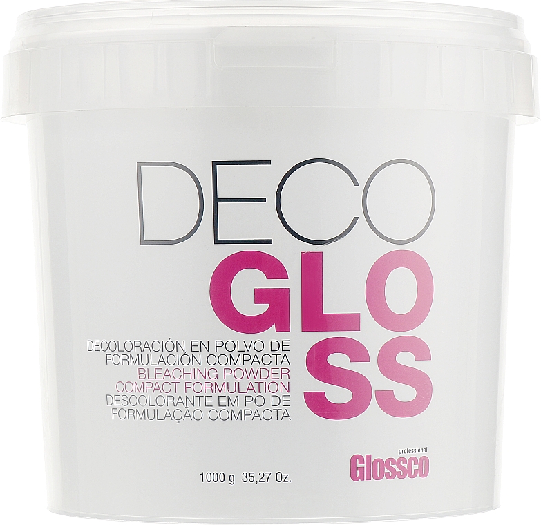 Освітлювальна пудра для волосся - Glossco Color Decogloss — фото N1
