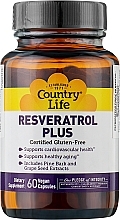 Парфумерія, косметика Капсули "Ресвератрол плюс" - Country Life Resveratrol Plus