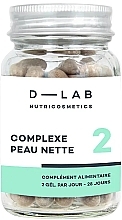 Харчова добавка "Чиста шкіра" - D-Lab Nutricosmetics Clear Skin Complex — фото N1