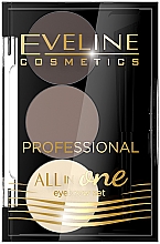 Духи, Парфюмерия, косметика Професиональный набор для стилизации бровей - Eveline Cosmetics All In One Professional Eyebrow Set 