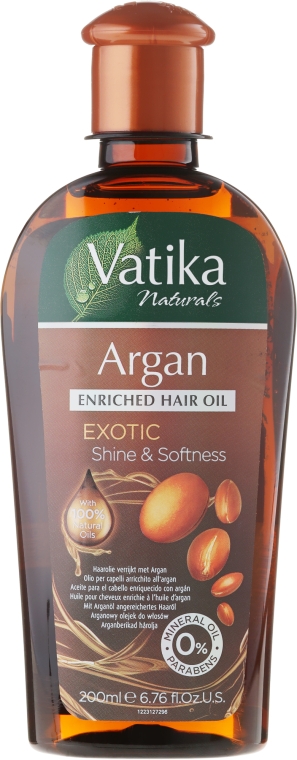 Масло для волос обогащенное арганой - Dabur Vatika Argan Enriched Hair Oil