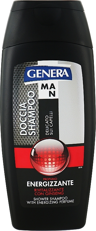 Шампунь-гель для душу для чоловіків «Енергетичний» - Genera Man Shower Shampoo With Energizing Rerfume — фото N1