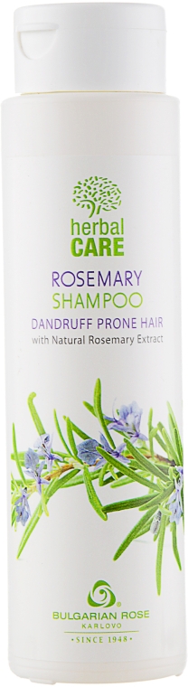 Шампунь для волос склонных к перхоти с экстрактом розмарина - Bulgarian Rose Herbal Care Rosemary Shampoo