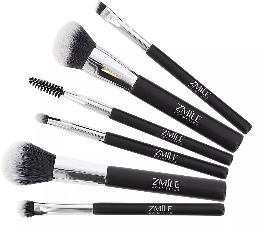 Набір пензлів для макіяжу, в тубусі, 6 шт. - Zmile Cosmetics Your Utensilo Brush Set — фото N3