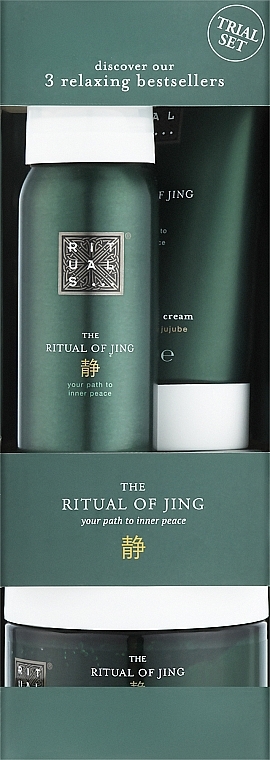 Набор - Rituals The Ritual of Jing Trial Set (sh/gel/50ml + cr/70ml + scr/125g) — фото N1