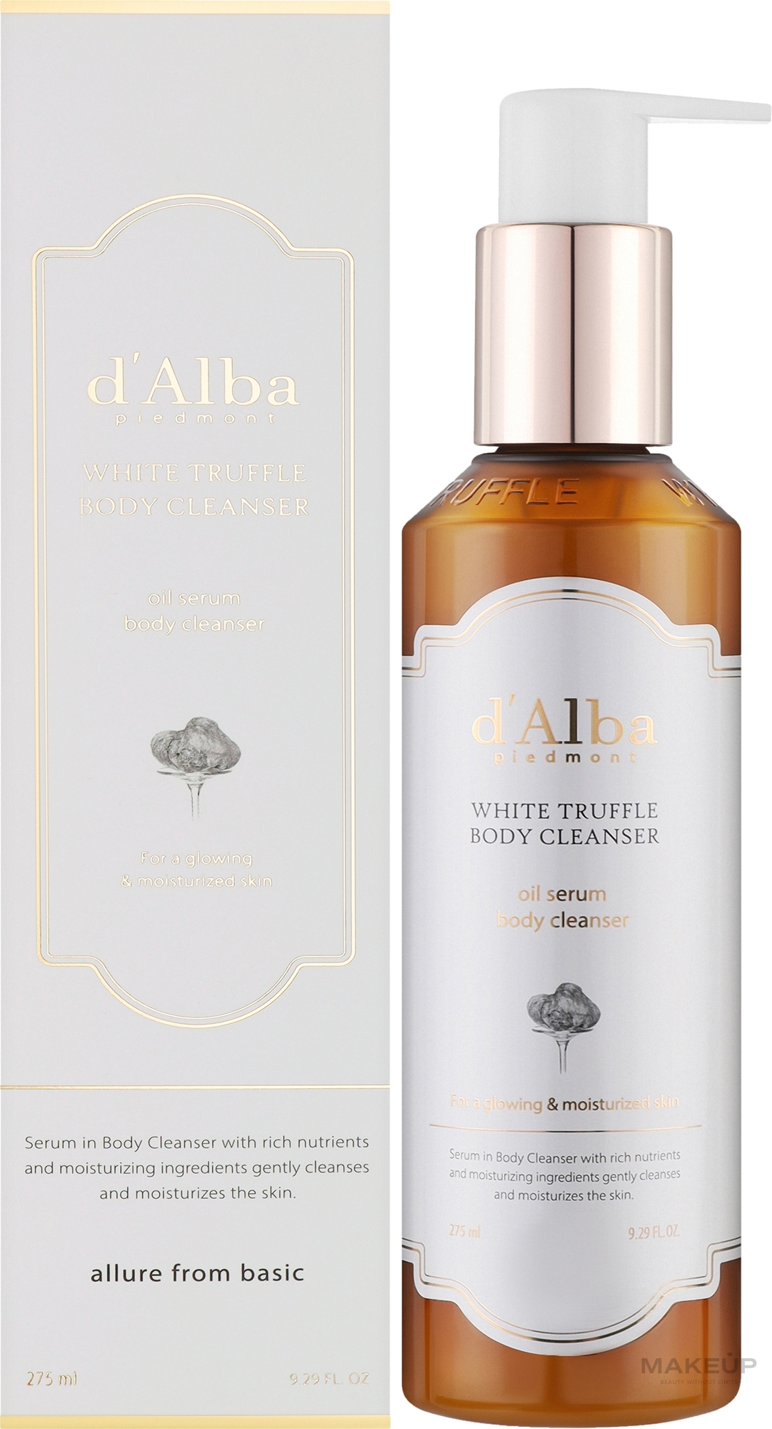 Очищающий гель для тела с маслом белого трюфеля - D'Alba White Truffle Oil Serum Body Cleanser — фото 275ml