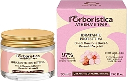 Крем з мигдалевою олією проти перших зморшок - Athena's Erboristica Cream Viso Prime Rughe — фото N1