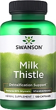 Диетическая добавка "Расторопша пятнистая" 250 мг, 120 шт - Swanson Milk Thistle — фото N1