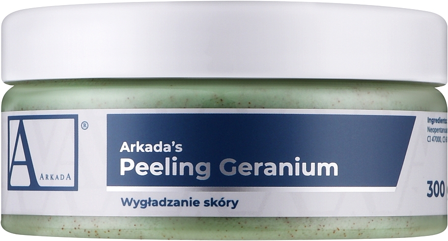 Розгладжувальний пілінг з олією герані - Aarkada Peeling Geranium — фото N1