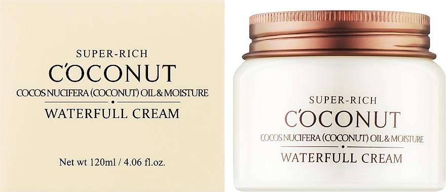 Зволожувальний крем для обличчя - Esfolio Super-Rich Coconut Waterfull Cream — фото N2