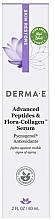 Увлажняющая сыворотка от глубоких морщин - Derma E Advanced Peptides & Collagen Serum — фото N3