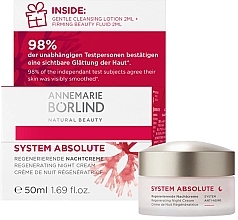 Восстанавливающий ночной крем для лица - Annemarie Borlind System Absolute Regenerating Night Cream Limited Design — фото N1