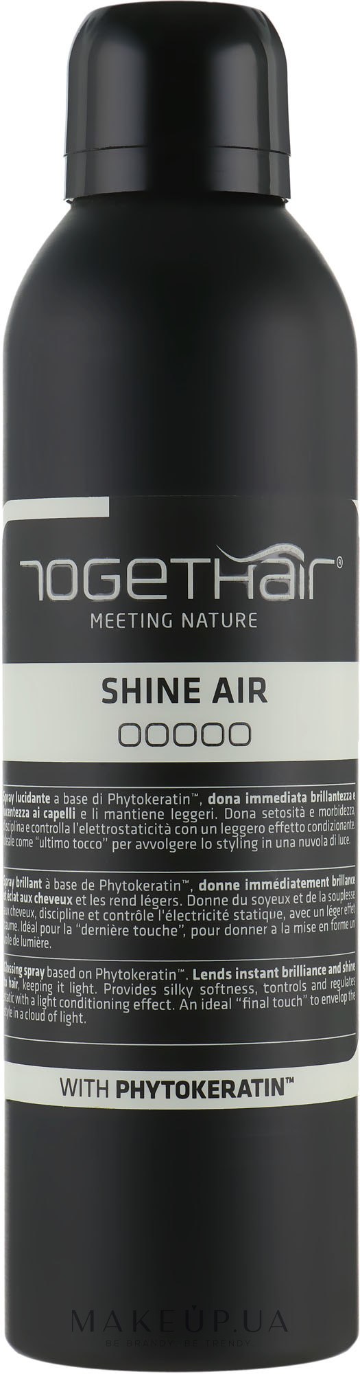 Тонік-спрей для блиску та азхистцу волосся  - Togethair Shine Air — фото 250ml