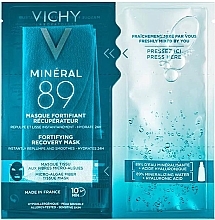 УЦІНКА Експрес-маска на тканинній основі з мікроводоростей  - Vichy Mineral 89 Fortifying Recovery Mask * — фото N1