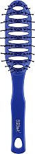 Парфумерія, косметика Щітка для укладання волосся "Ложка", 02195, синя - Eurostil Curved Vent Brush Colors