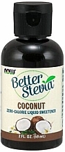 Жидкий подсластитель "Кокос" - Now Foods Better Stevia Liquid Sweetener Coconut — фото N1