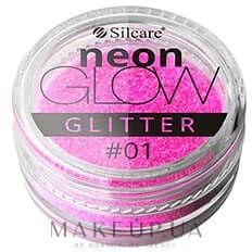 Глітер для нігтів - Silcare Brokat Neon Glow — фото 01