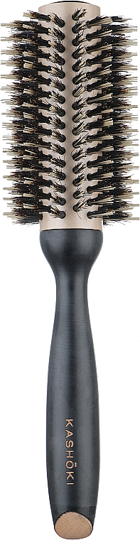 Круглая щетка для волос, 28 мм - Kashoki Hair Brush Natural Beauty — фото N1