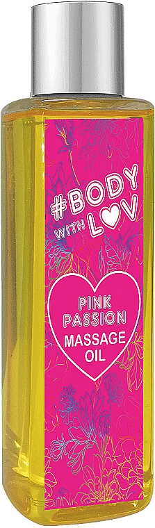 Олія для масажу "Рожева пристрасть" - New Anna Cosmetics Body With Luv Massage Oil Pink Passion — фото N1