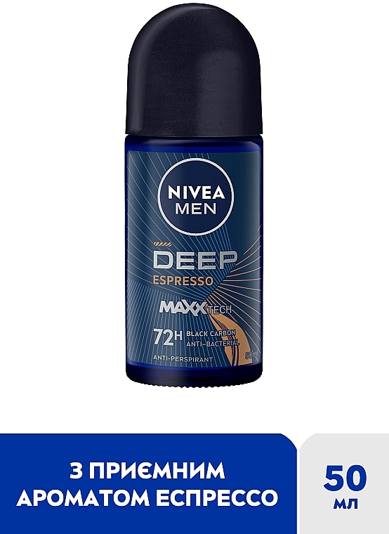 Антиперспірант - NIVEA MEN Deep Espresso Anti-Perspirant — фото N2