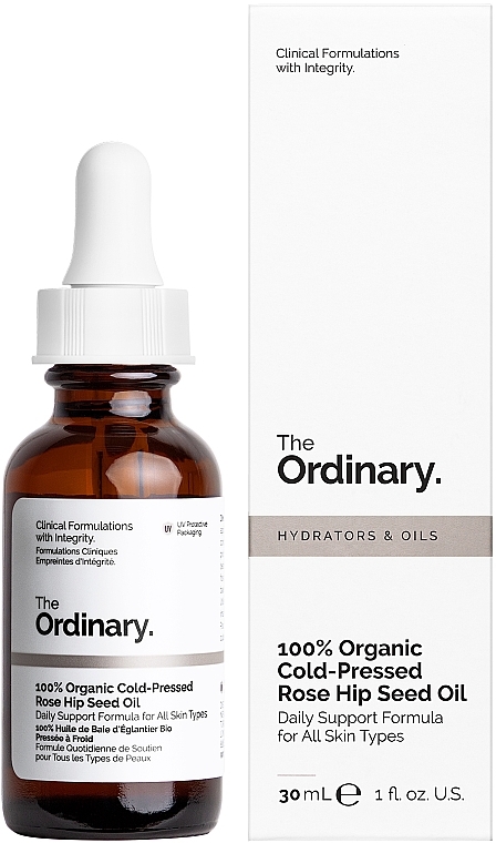 The Ordinary 100% Organic Cold-Pressed Rose Hip Seed Oil - Органічна олія насіння шипшини холодного віджиму — фото N2