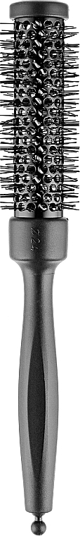 Термобрашинг алюмінієвий зі щетиною з термонейлону, d24mm - 3ME Maestri Carbon — фото N1