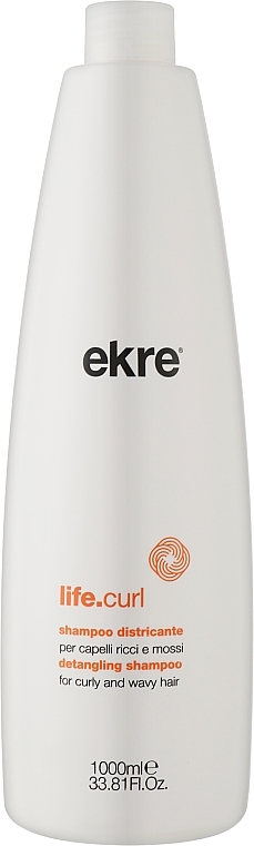 Шампунь для кучерявого та хвилястого волосся - Ekre Life.Curl Detangling Shampoo — фото N2