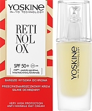 Денний крем проти зморщок - Yoskine Retinolox SPF 50+ Anti-Wrinkle Day Cream — фото N2