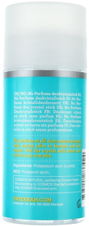 Органический роликовый дезодорант, без запаха - Urtekram Sensitive Skin Deo Crystal No Perfume — фото N3