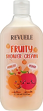 Духи, Парфюмерия, косметика Крем для душа с абрикосом и персиком - Revuele Fruity Shower Cream Apricot and Peach