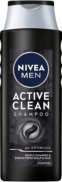 Шампунь для чоловіків "Активне очищення" - NIVEA MEN Active Clean Shampoo