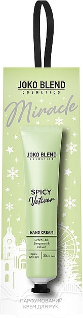 Парфумований крем для рук - Joko Blend Spicy Vetiver Hand Cream — фото N1