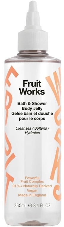 Желе для тела для ванны и душа - Fruit Works Bath & Shower Body Jelly — фото N1