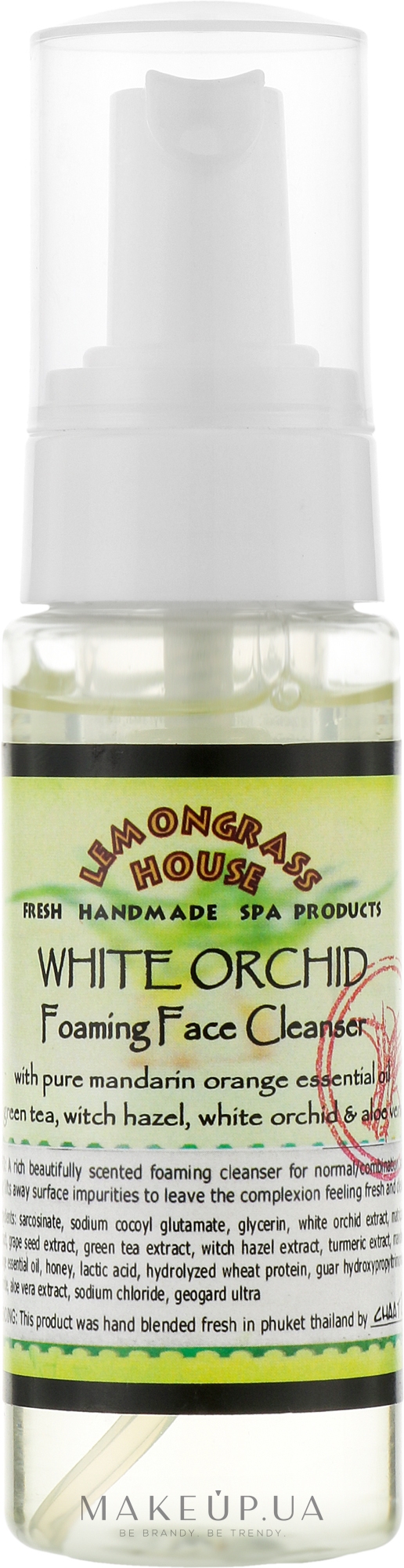Пінка для вмивання "Біла орхідея" - Lemongrass House White Orchid Foaming Face Cleanser — фото 50ml