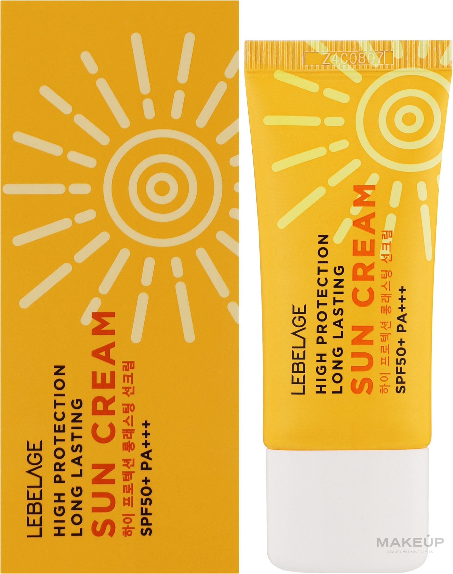 Солнцезащитный крем для лица - Lebelage High Protection Long Lasting Sun Cream — фото 30ml