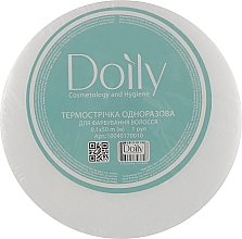 Термолента для окрашивания волос, 0,1х50 м, белая - Doily — фото N1