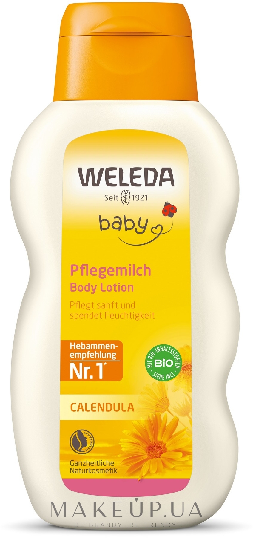 Календула детское молочко для тела - Weleda Baby Calendula Body Lotion — фото 200ml