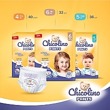 Дитячі підгузки-трусики, 16 кг, розмір 6, 32 шт. - Chicolino Diapers — фото N3