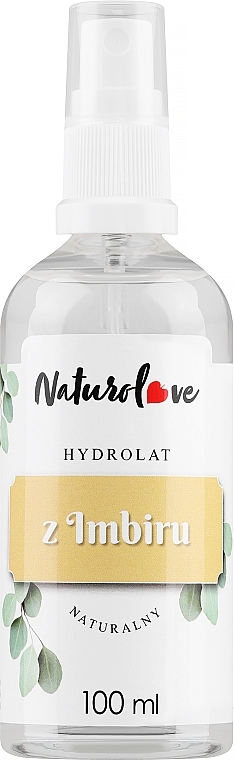 Гідролат кореня імбиру - Naturolove Hydrolat — фото N1